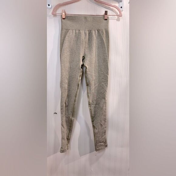 Gymshark Pants - Gymshark Women's Tan Leggings Sz S